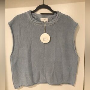 NWT! IN FEBRUARY sleeveless knit top SZ M